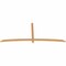 Ekena Millwork Bellingham Timber Gable Bracket, Western Red Cedar, 108"W x 45"H x 1 1/2"D x 3 1/2"F, 10/12 Pitch GBW108X45X0204BEL00SWR - alternate 3